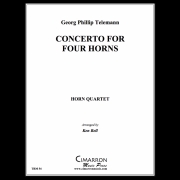 4本のホルンのための協奏曲 （テレマン） (ホルン四重奏)【Concerto for Four Horns】