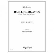 ハレルヤ、アーメン (ヘンデル) (ホルン四重奏)【Hallelujah, Amen】