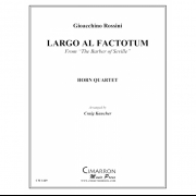 私は町の何でも屋（ジョアキーノ・ロッシーニ） (ホルン四重奏)【Largo al Factotum】