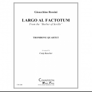 私は町の何でも屋（ジョアキーノ・ロッシーニ） (トロンボーン四重奏)【Largo al Factotum】