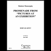 プロムナード「展覧会の絵」より　(モデスト・ムソルグスキー) (ホルン四重奏)【Promenade from Pictures at an Exhibition】