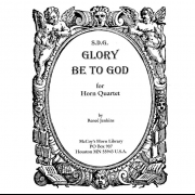 神に栄光を　(レニー・ジェンキンス) (ホルン四重奏)【Glory Be To God】