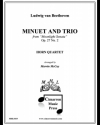 メヌエットとトリオ「月光ソナタ・Op.27・No.2」より （ベートーヴェン） (ホルン四重奏)【Minuet and Trio from Moonlight Sonata, Op. 27 #2】