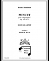 メヌエット「即興曲・Op.142・No.2」より （フランツ・シューベルト） (ホルン四重奏)【Minuet from Impromptu, Op. 142 #2】