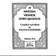 19のウィーンのホルン四重奏曲・Vol.2  (ホルン四重奏)【Nineteen Viennese Horn Quartets volume II】