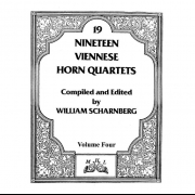 19のウィーンのホルン四重奏曲・Vol.4  (ホルン四重奏)【Nineteen Viennese Horn Quartets volume IV】