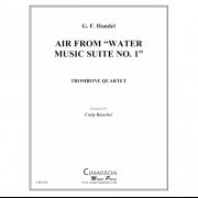 アリア『水上の音楽・No.1』より (ヘンデル) (トロンボーン四重奏)【Air, from Water Music Suite No. 1】