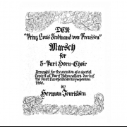 Der Prinz Louis Ferdinand von Pruessen Marsch  (ルイ・ル・プランス)（ホルン五重奏）