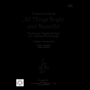 素晴らしきものすべてを (トロンボーン三重奏)【All Things Bright and Beautiful】
