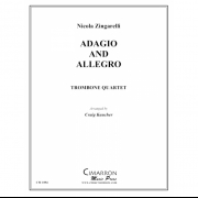 アダージョとアレグロ（ニコロ・ツィンガレッリ） (トロンボーン四重奏)【Adagio and Allegro】