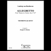 アレグレット（ベートーヴェン） (トロンボーン四重奏)【Allegretto】
