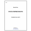 4つの印象（ディヴィッド・ユーバー） (トロンボーン四重奏)【Four Impressions】
