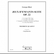 子どもの遊び・Op.22 (ジョルジュ・ビゼー) (トロンボーン四重奏)【Jeux d'Enfants Suite, Op. 22】