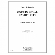 おお、私が眠るとき（ヘンリー・ジョン・ガントレット） (トロンボーン四重奏)【Once in Royal David's City】