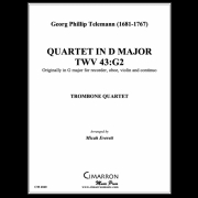 四重奏曲・ニ長調（テレマン） (トロンボーン四重奏)【Quartet in D Major】