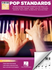 超簡単なポップス・スタンダード集（ピアノ）【Pop Standards Super Easy Songbook】