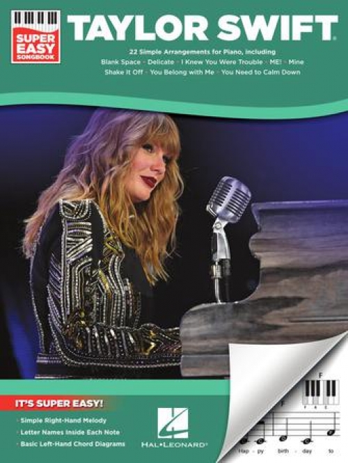 超簡単なテイラー スウィフト曲集 ピアノ Taylor Swift Super Easy Songbook 吹奏楽の楽譜販売はミュージックエイト