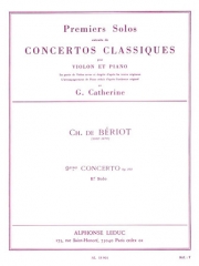クラシック協奏曲・No. 9, Op. 103（ピエール・ローデ）（ヴァイオリン+ピアノ）【Concertos Classiques No. 9, Op. 103】