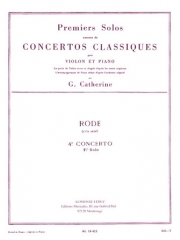 クラシック協奏曲・No. 4（ピエール・ローデ）（ヴァイオリン+ピアノ）【Concertos Classiques No. 4】