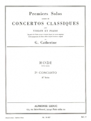クラシック協奏曲・No. 7（ピエール・ローデ）（ヴァイオリン+ピアノ）【Concertos Classiques No. 7】