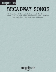 ブロードウェー・ソング集（初級編）（ピアノ）【Broadway Songs Budget Books】