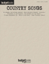 カントリー・ソング集（ピアノ）【Country Songs Budget Books】