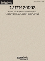 ラテン・ソング集（ピアノ）【Latin Songs Budget Books】