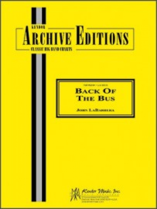 バック・オブ・ザ・バス（ジョン・ラ・バーベラ）（バディ・リッチ・ビッグバンド）（スコアのみ）【Back Of The Bus】