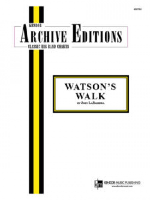 ワトソンズ・ウォーク（ジョン・ラ・バーベラ）（バディ・リッチ・ビッグバンド）（スコアのみ）【Watson's Walk】