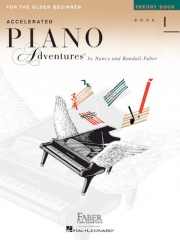 年長者の為のピアノ入門・セオリー・Book.1（ピアノ）【Accelerated Piano Adventures For The Older Beginner Theory】