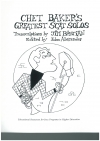 チェット・ベイカー：グレイテスト・スキャット・ソロ集（トランペット+ヴォーカル）【Chet Baker's Greatest Scat Solos】