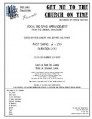 ゲット・ミー・トゥ・ザ・チャーチ・オン・タイム（フランク・シナトラ／クインシー・ジョーンズ編曲）【Get Me to the Church on Time(G modulating to Ab modulating】