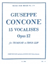 15のヴォカリーズ・Op.22（ジュゼッペ・コンコーネ）（トロンボーン）【15 Vocalises Op. 22】
