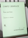 カント・センプリチェ（エドワード・ソロモン）（フルート+ピアノ）【Canto Semplice】