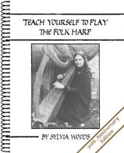 一人で学べるハープ教本（シルヴィア・ウッズ）（ハープ）【Teach Yourself to Play the Folk Harp】