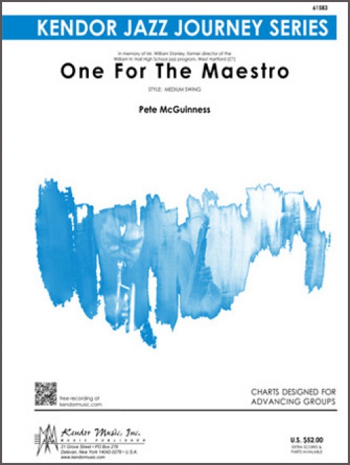 ワン・フォー・ザ・マエストロ（ピート・マクギネス）（スコアのみ）【One For The Maestro】