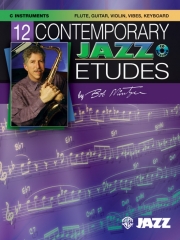 12のコンテンポラリー・ジャズ・エチュード（ボブ・ミンツァー）（フルート）【12 Contemporary Jazz Etudes】