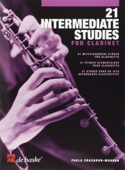 クラリネットのための21の中級者用練習曲（クラリネット）【21 Intermediate Studies for Clarinet】