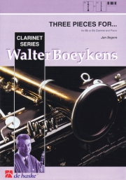 クラリネットのための3つの小品（ヤン・ゼクハース）（クラリネット+ピアノ）【3 Pieces For Clarinet】