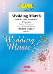 結婚行進曲（リヒャルト・ワーグナー）（クラリネット四重奏）【Wedding March】
