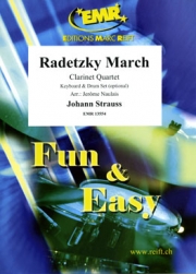 ラデツキー行進曲（ヨハン・シュトラウス1世）（クラリネット四重奏）【Radetzky March】