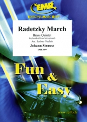 ラデツキー行進曲（ヨハン・シュトラウス1世）（金管五重奏）【Radetzky March】