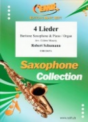 ４つの歌曲（ロベルト・シューマン）（バリトンサックス+ピアノ）【4 Lieder】