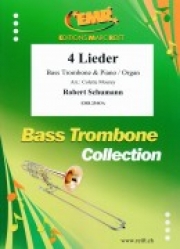 ４つの歌曲（ロベルト・シューマン）（バストロンボーン+ピアノ）【4 Lieder】