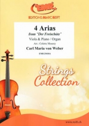 4つのアリア「魔弾の射手」より（カール・マリア・フォン・ウェーバー）（ヴィオラ+ピアノ）【4 Arias from Der Freischütz】