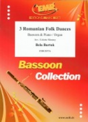 3つのルーマニア民族舞曲（ベラ・バルトーク）（バスーン+ピアノ）【3 Romanian Folk Dances】
