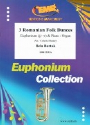 3つのルーマニア民族舞曲（ベラ・バルトーク）（ユーフォニアム+ピアノ）【3 Romanian Folk Dances】
