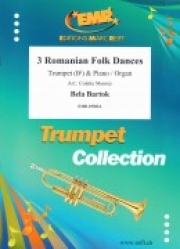 3つのルーマニア民族舞曲（ベラ・バルトーク）（トランペット+ピアノ）【3 Romanian Folk Dances】