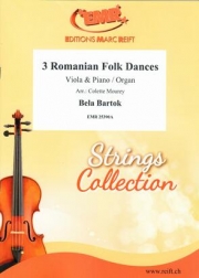 3つのルーマニア民族舞曲（ベラ・バルトーク）（ヴィオラ+ピアノ）【3 Romanian Folk Dances】