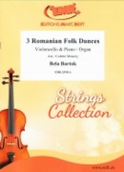 3つのルーマニア民族舞曲（ベラ・バルトーク）（チェロ+ピアノ）【3 Romanian Folk Dances】